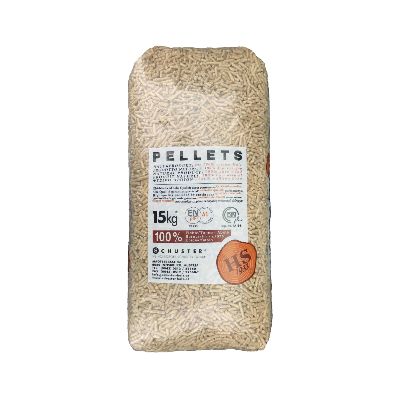 Granulés de bois SCHÜSTER - Palette de 66 sacs de 15 kg