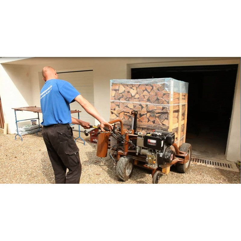 2ème palette de fours à bois secs G1H1 - prêts à l'emploi - mélange de bois durs