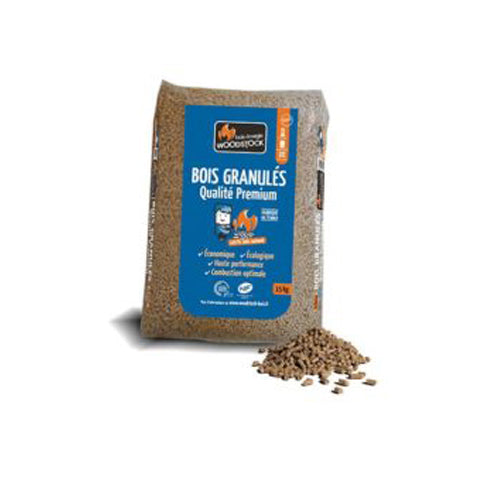 02 PALETTES DE GRANULÉS DE BOIS – 144 SACS DE 15 KG
