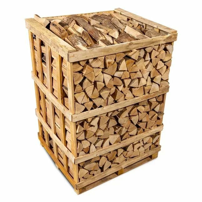 BOIS DE CHAUFFAGE – 40 CM – MÉLANGE DE BOIS DUR – PALETTE DE 2 M3
