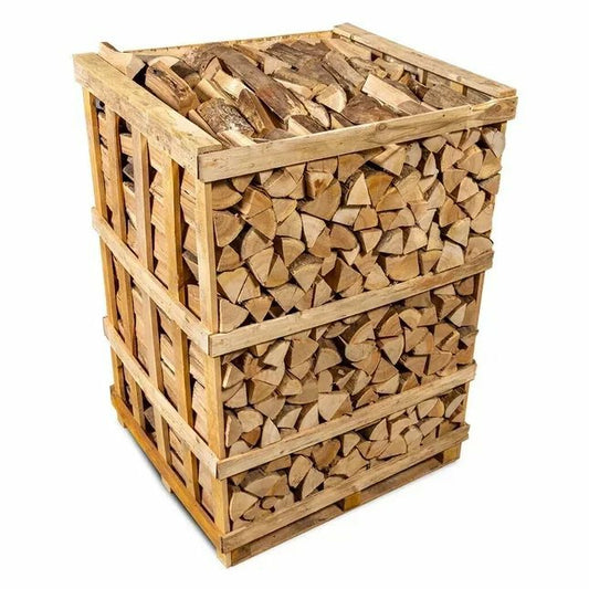 BOIS DE CHAUFFAGE – 40 CM – MÉLANGE DE BOIS DUR – PALETTE DE 2 M3