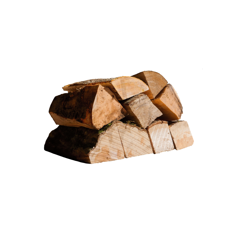 Bûches de bois de chauffage vertes (stères) - non séchées