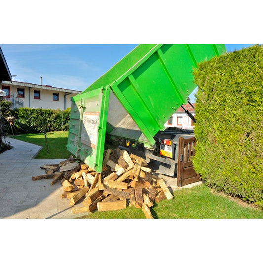 Bois de chauffage de haute qualité - séché au four - prêt à l'emploi - mélange de bois durs