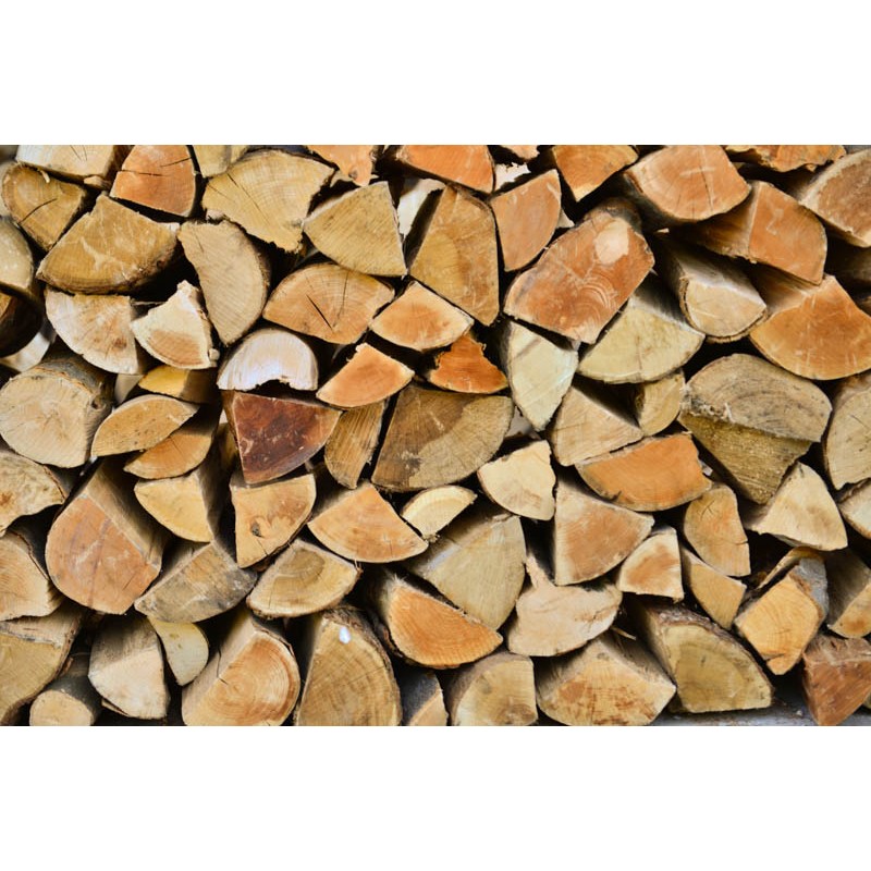 1ère palette 33cm bois de chauffage, spécialement pour poêles de masse - séché au four - prêt à l'emploi - bois tendre/bois dur